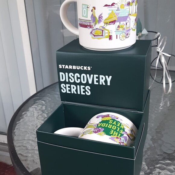 Starbucks 2024 Exclusive "The Florida Keys" Discovery Series 14oz Ceramic Mug. - Picture 8 of 17